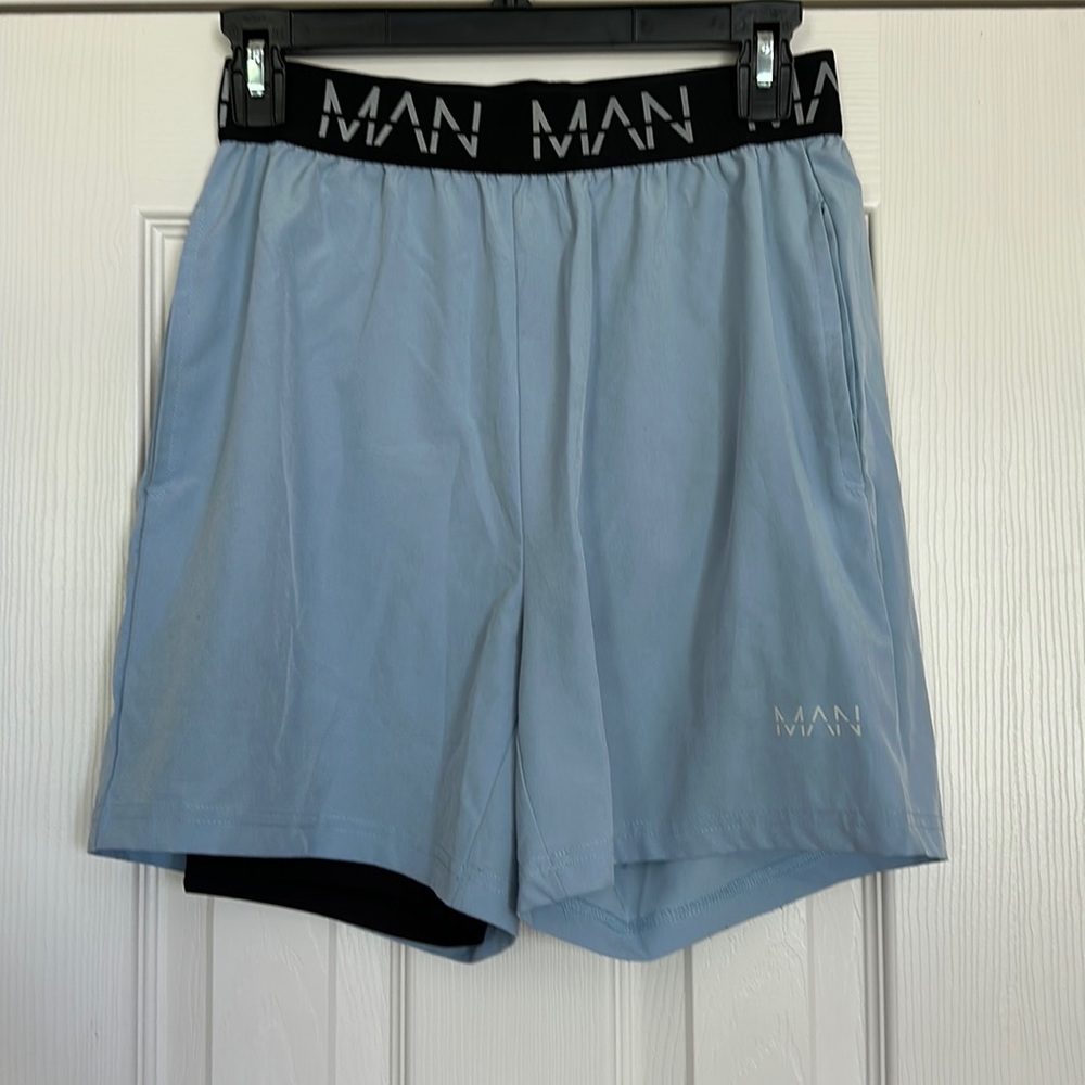 Mens BoohooMan shorts with liner